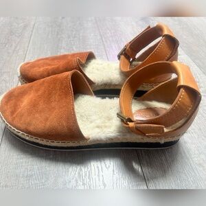 See by Chloe Brown Suede Glyn
Espadrille Ankle Strap Sandals Size 11 $300